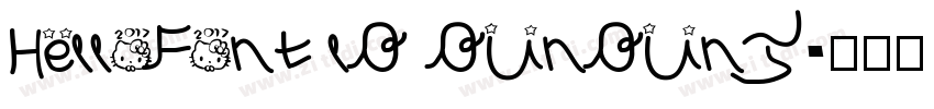 HelloFont lD DunDunT字体转换